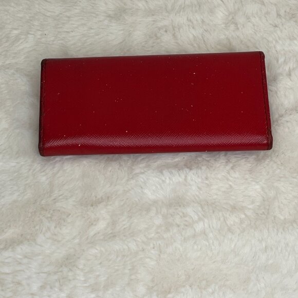 Prada Red Saffiano Leather 6-Key Holder - Picture 2 of 12